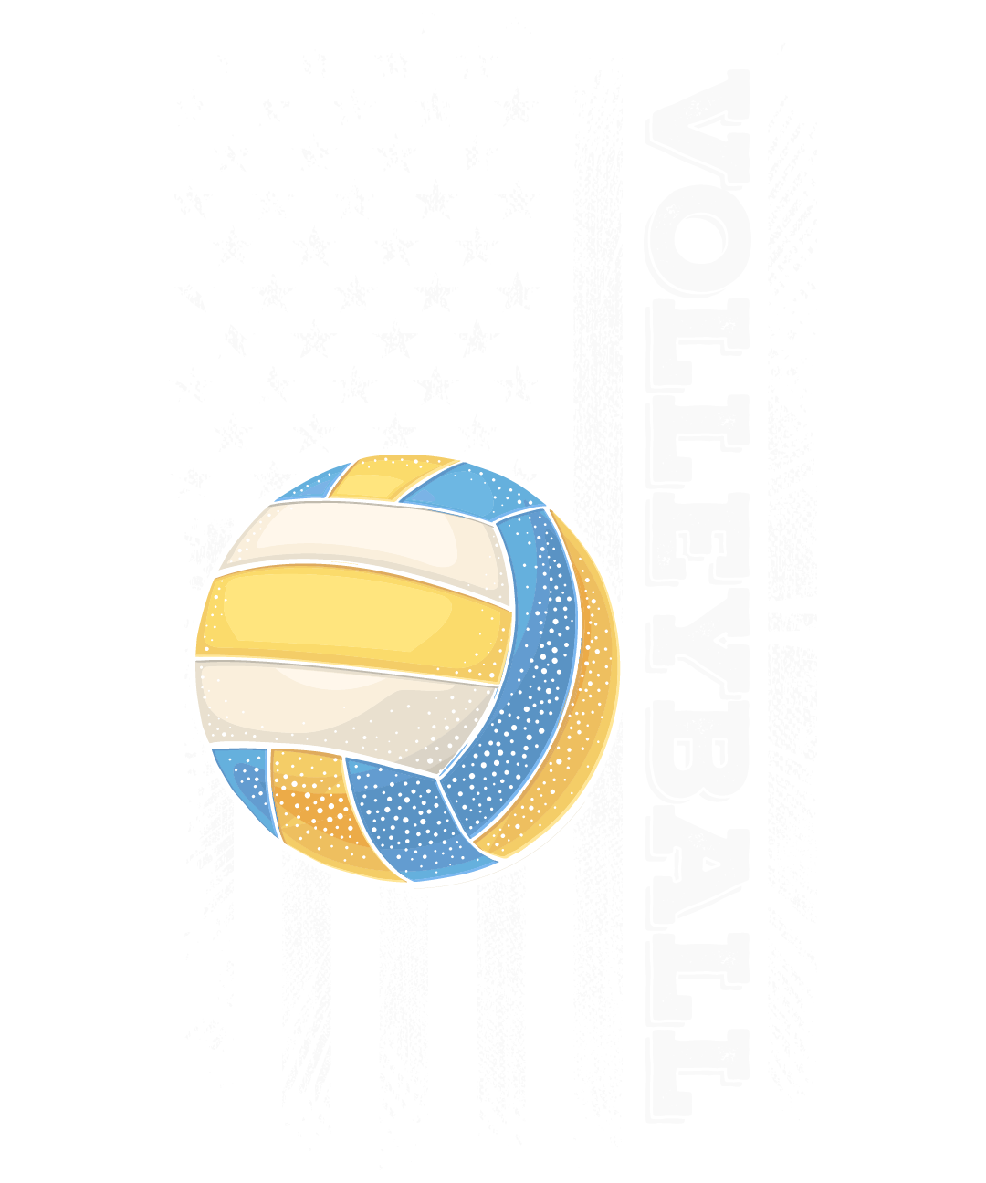 Volleyball USA Flag