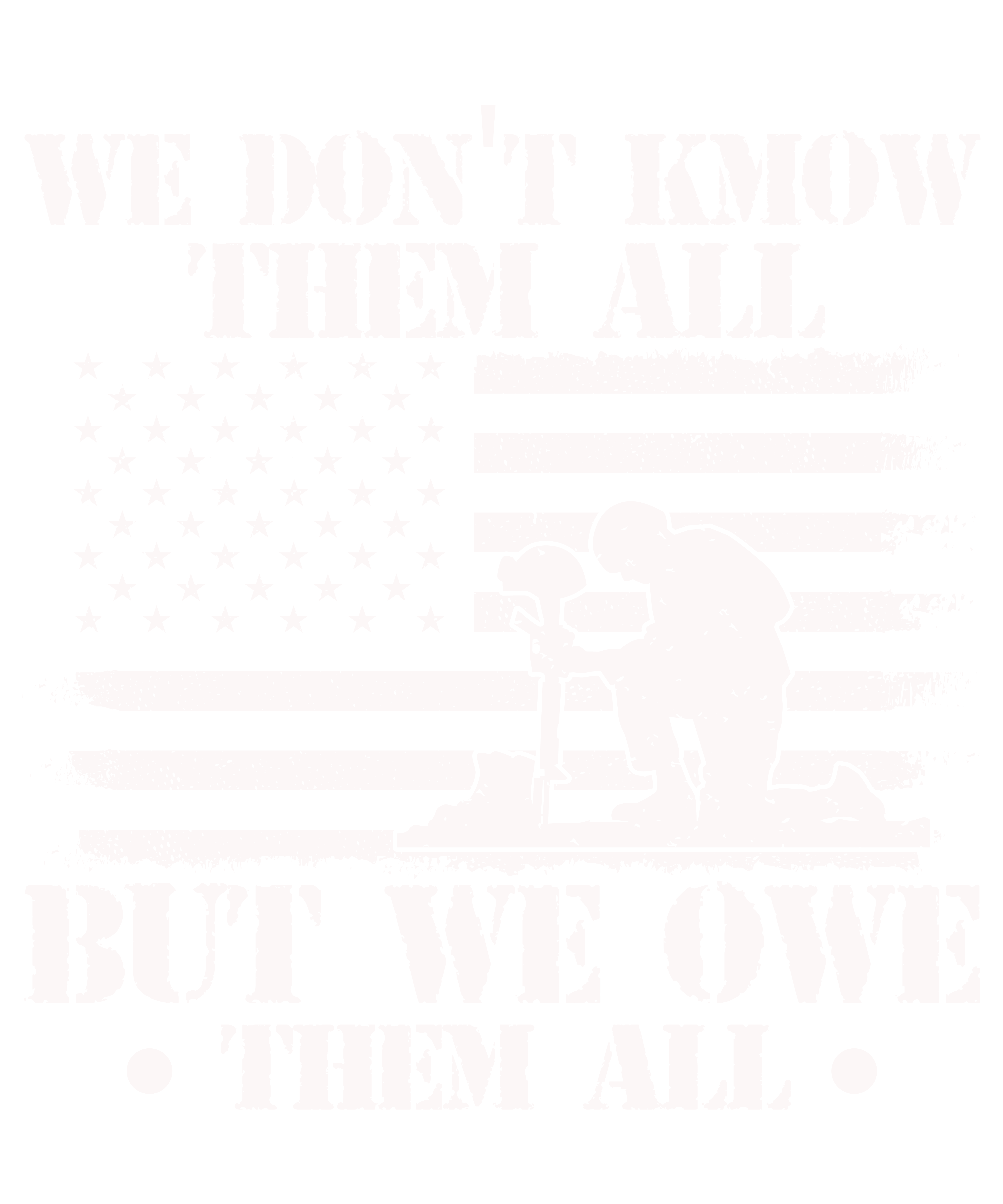 We Don't Know Them All
