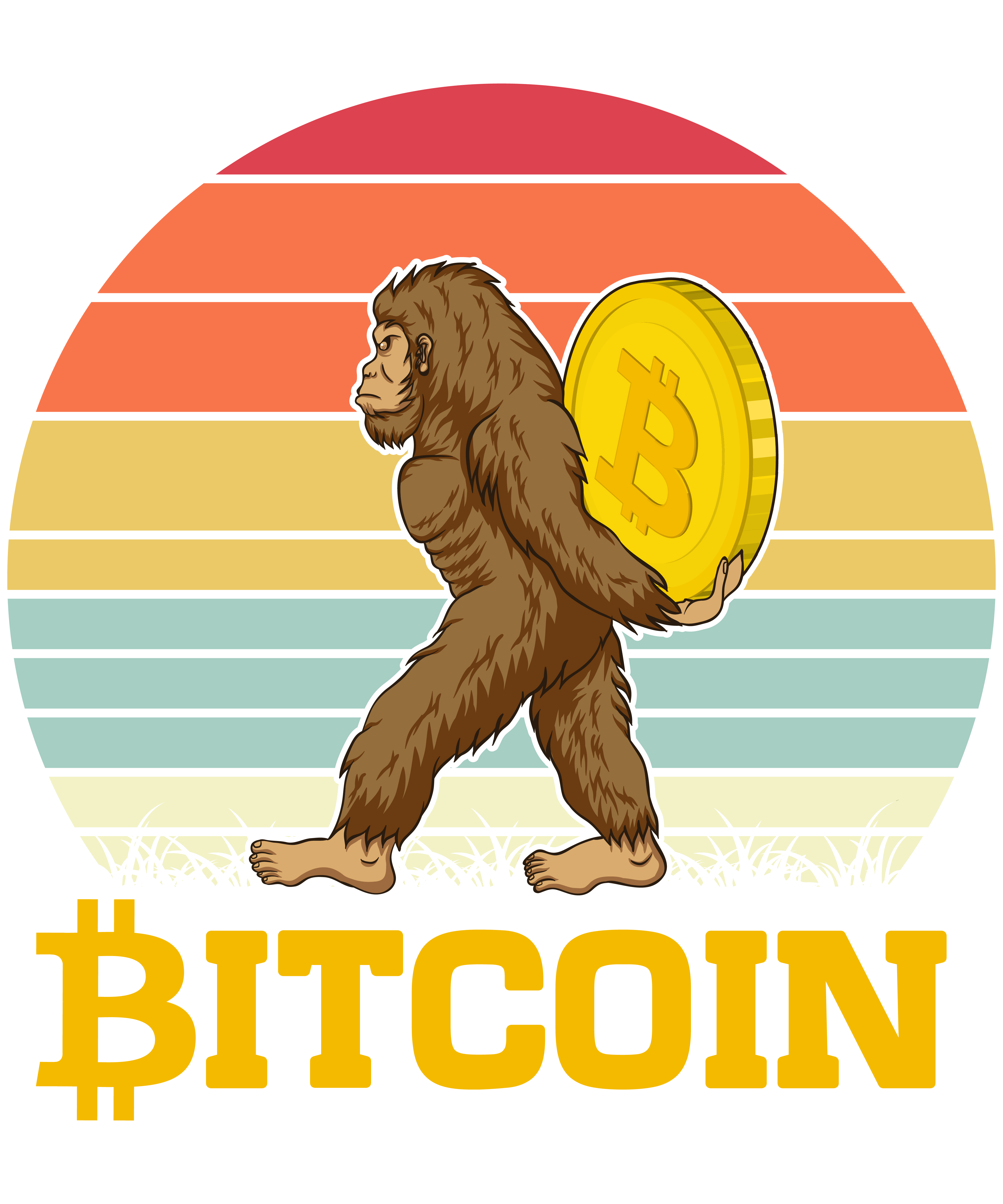 Bitcoin With Big Foot