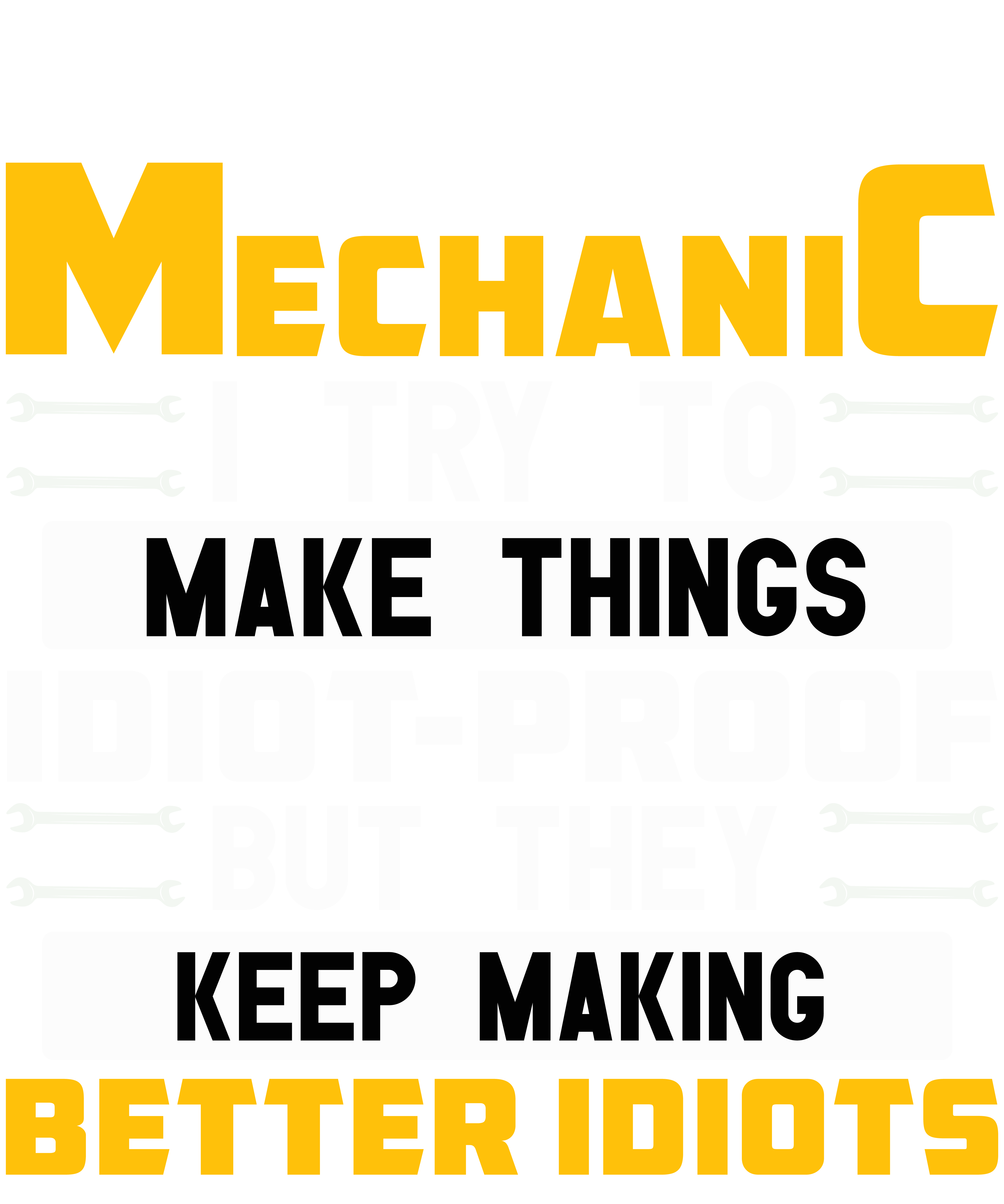 Funny Mechanic Design For Men Dad Car Garage Auto Mechanics