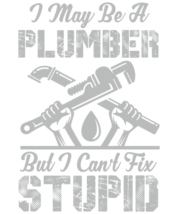 I May Be A Plumber But I Can't Fix Stupid
