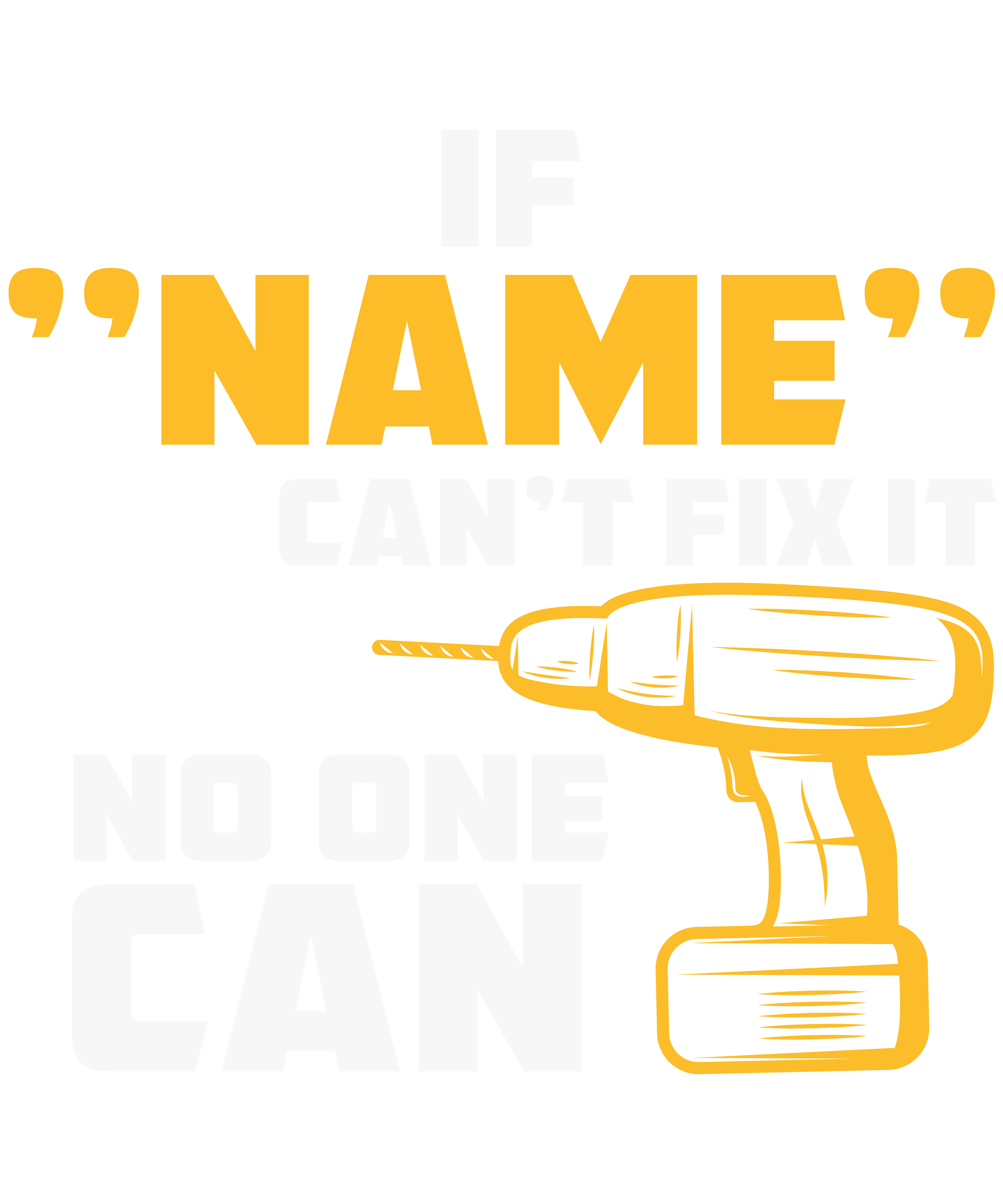 If Name Can't Fix It No One Can - Personalized Fix It
