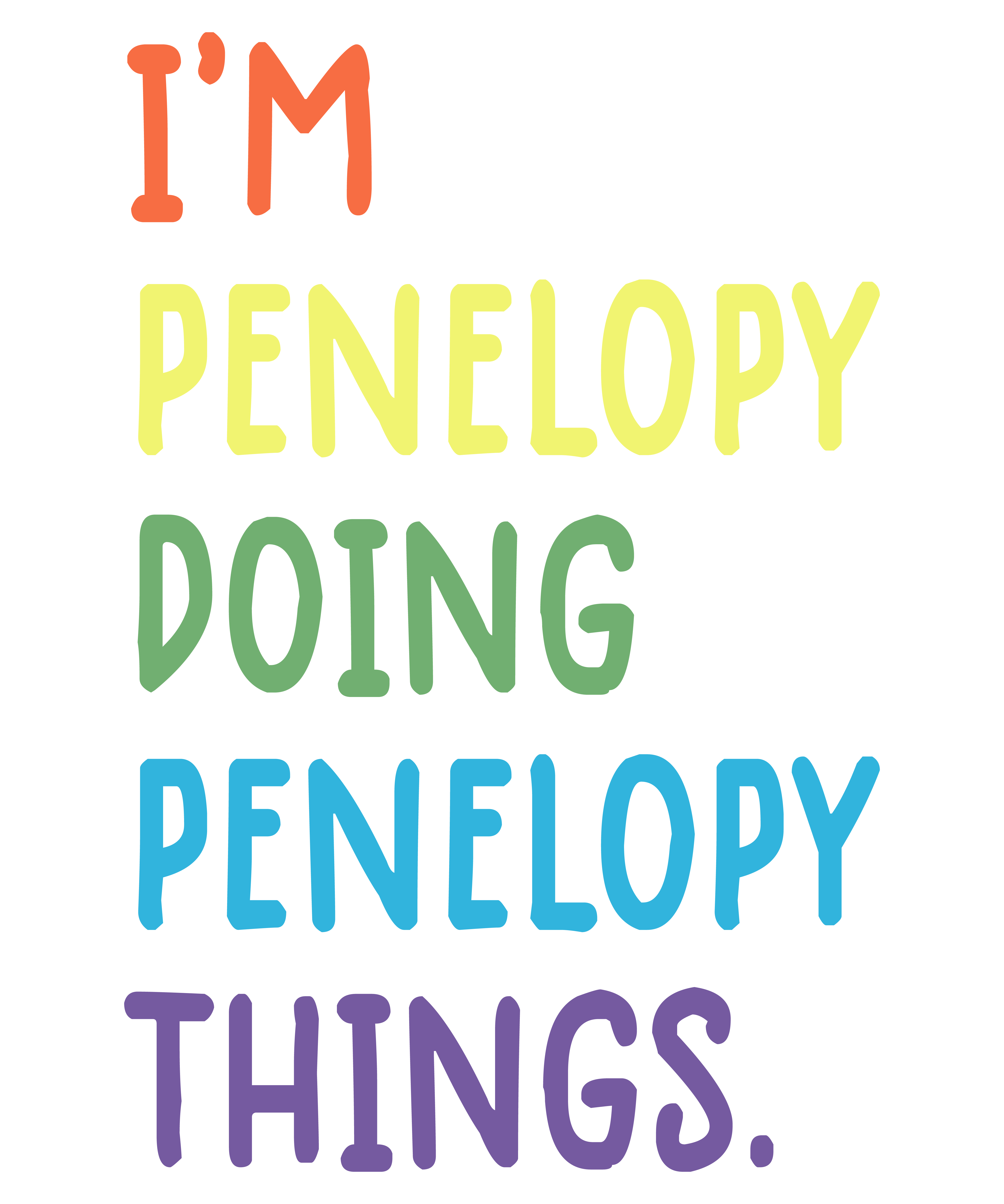Im Penelope Doing Penelope Things