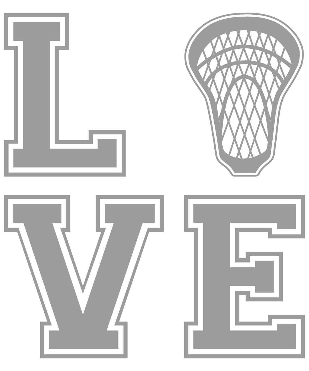 Lacrosse Love With Sticks