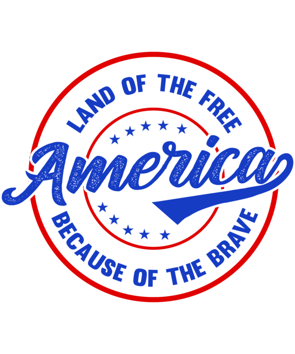 Patriotic Land of the Free Because of Brave America Military