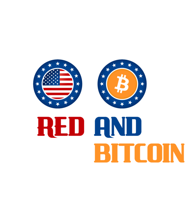 Red And White Bitcoin