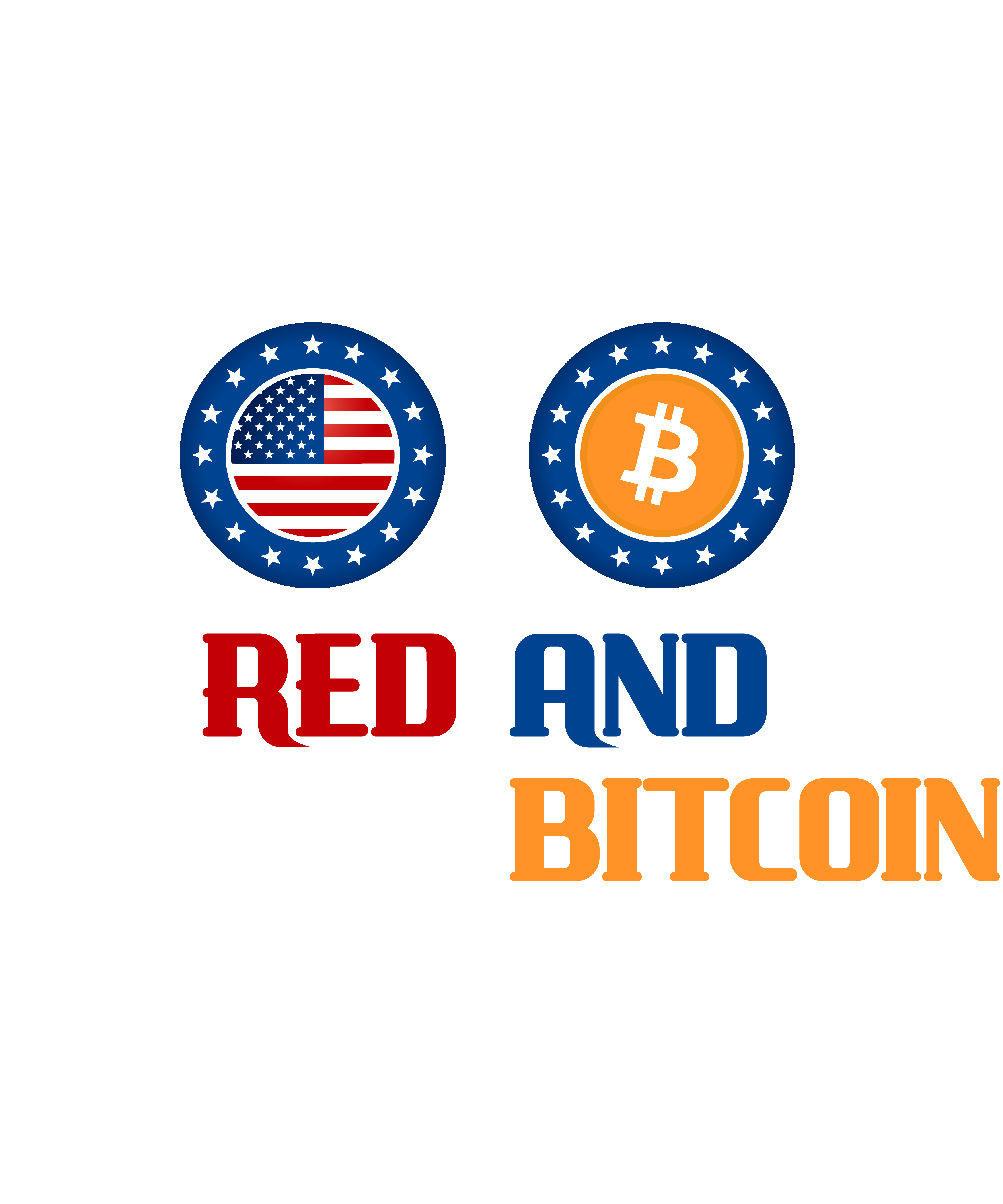 Red And White Bitcoin