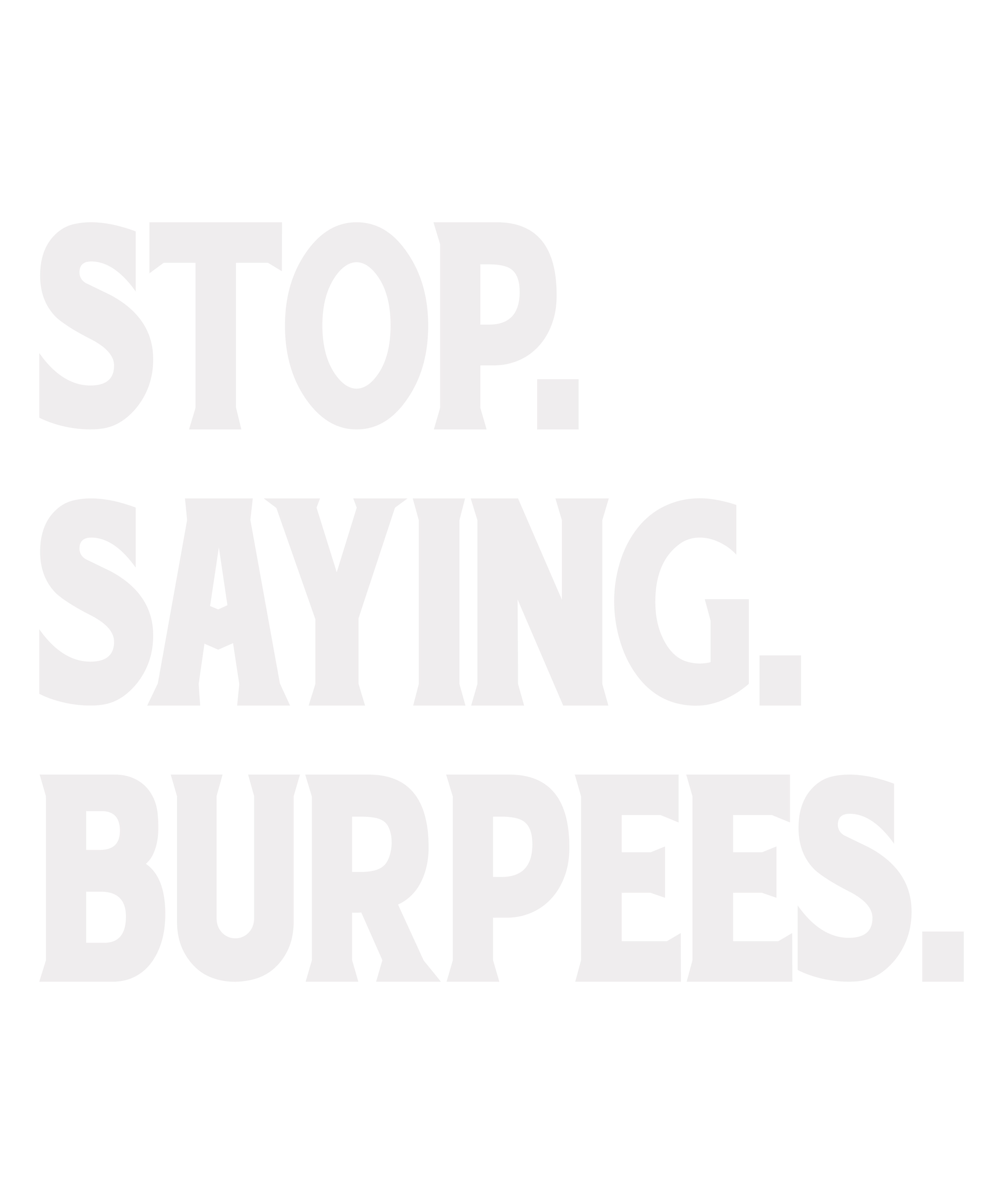 Stop Saying Burpees