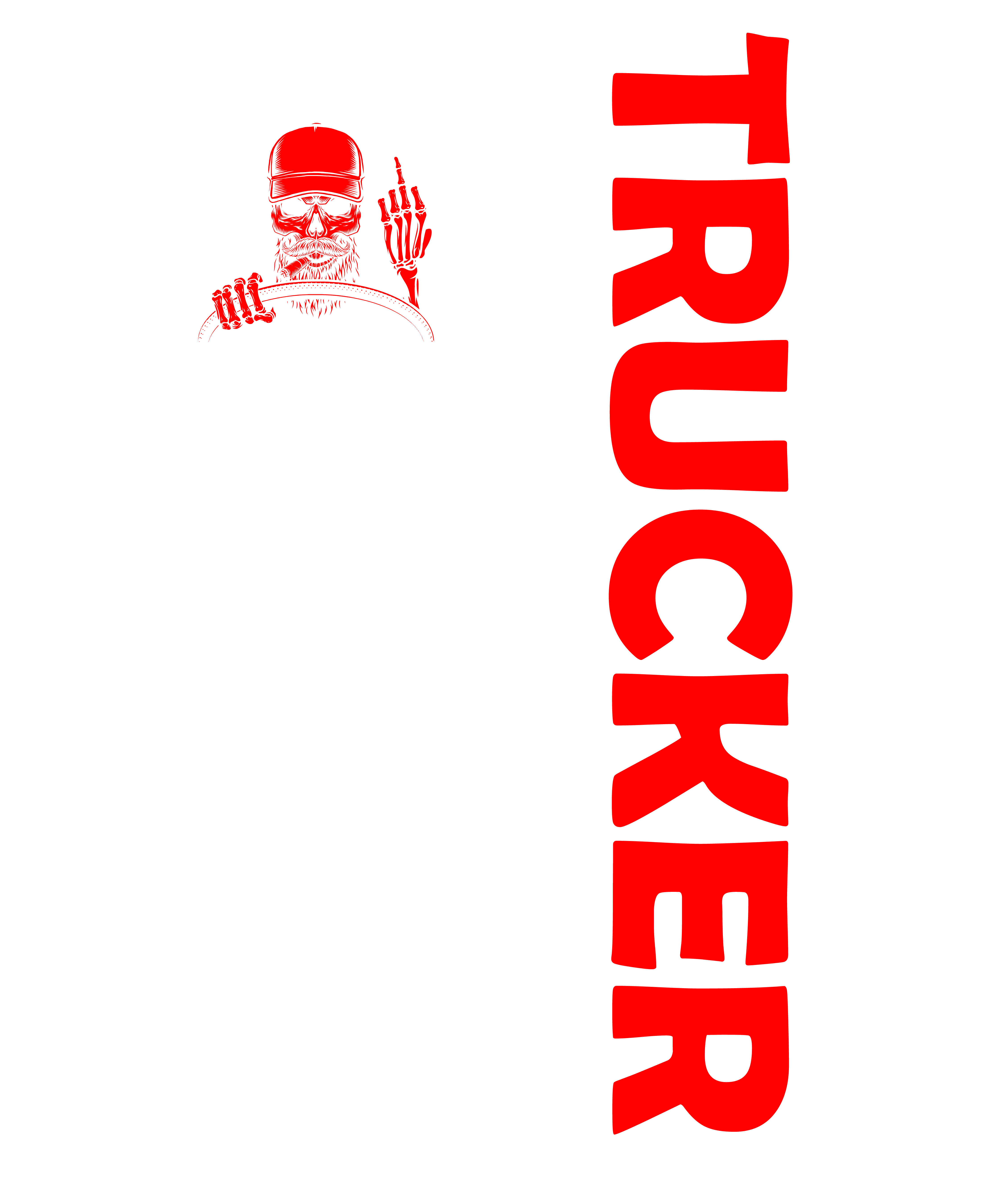 Trucker USA Flag
