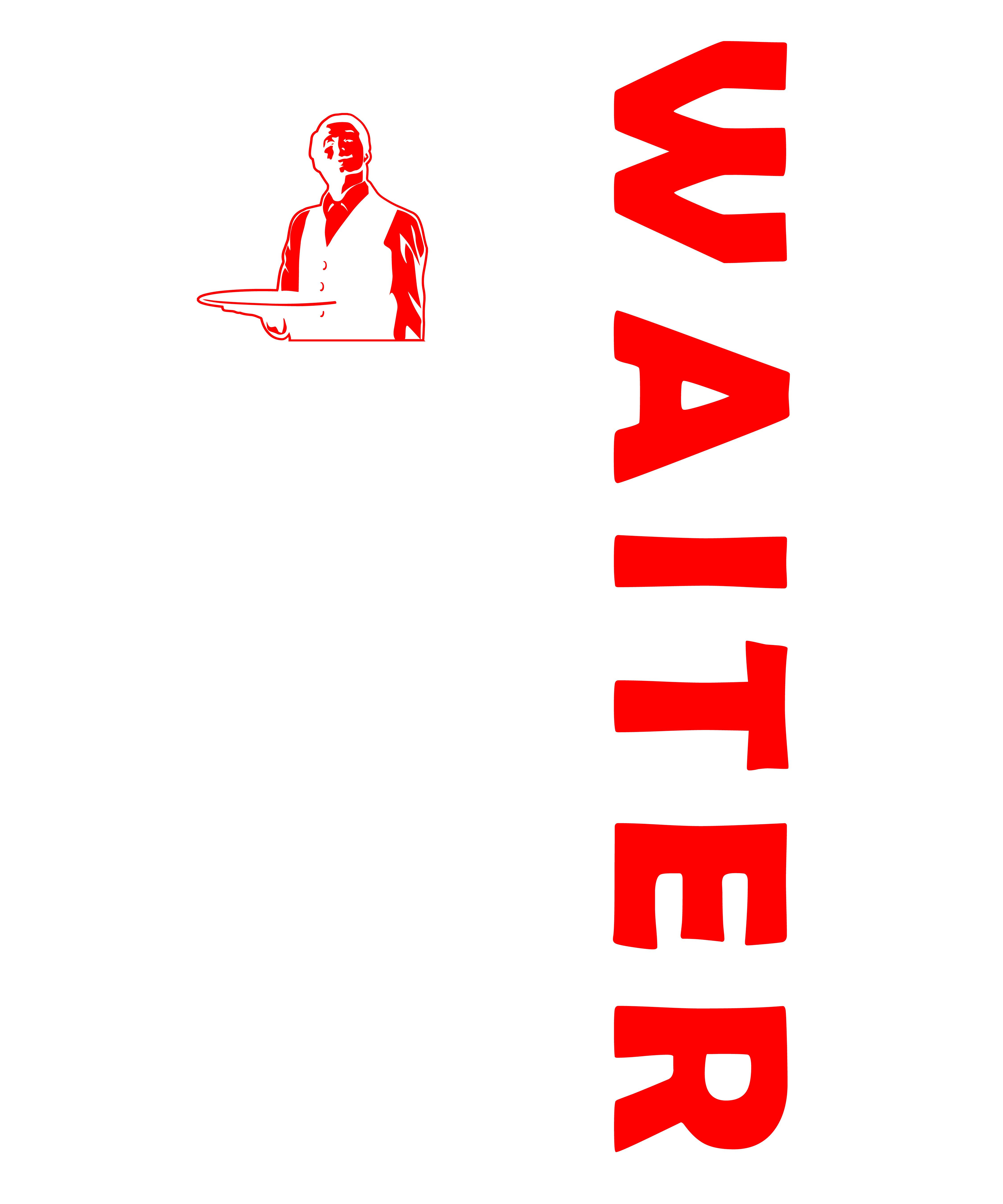 Waiter The Hardest Part Of My Job Is Being Nice To Idiots